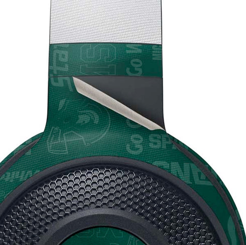 Michigan State University Jersey Split Razer Kraken X Skin